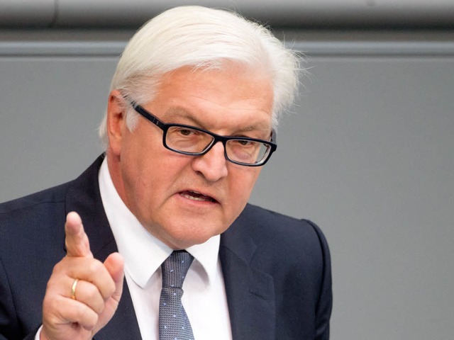 Frank-Walter Steinmeier: Regierung bet...ine &#8222;Politik ohne Morgen&#8220;   | Foto: dpa