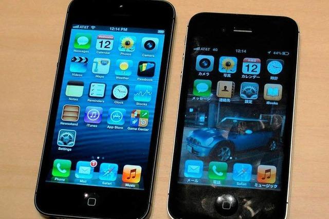 Apple stellt iPhone 5 vor: Dnner, schneller und grer