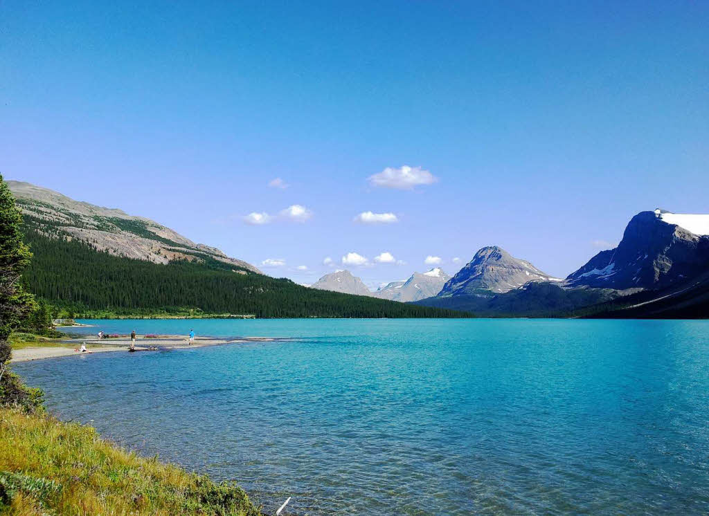 Bow Lake in den kanadischen Rocky Mountains Foto: Henry Richter,  Schmieheim