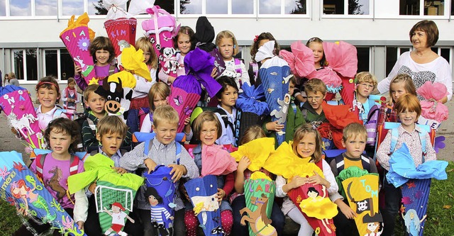 22 Kinder wurden gestern in St. Mrgen eingeschult.   | Foto: Heinrich Fehrenbach