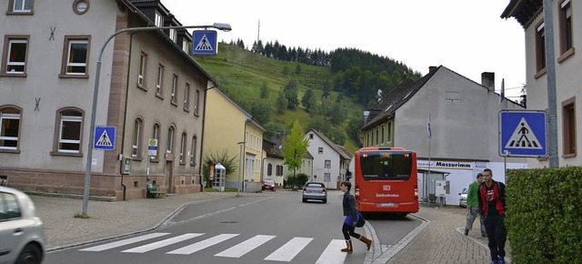 Fugngerberweg bei der Schule in Atzenbach   | Foto: Paul Berger