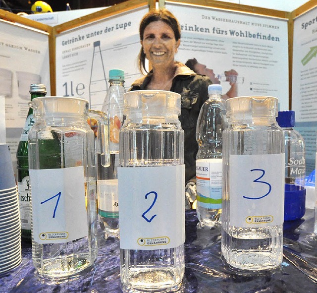 Wasser ist ein wichtiges Lebensmittel ...r Messe &#8222;Gesunde Zeiten&#8220;.   | Foto: Barbara Ruda