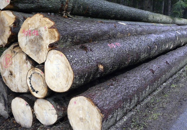 Holz ist gefragt, die Preise sind stabil.   | Foto: reiner beschorner