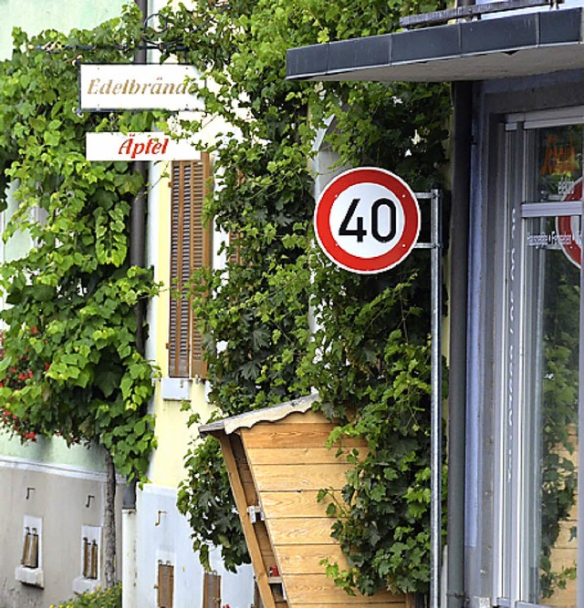 Wer durch Gottenheim, Wasenweiler oder...e Vielzahl von Geschwindigkeitszonen.   | Foto: agnes pohrt