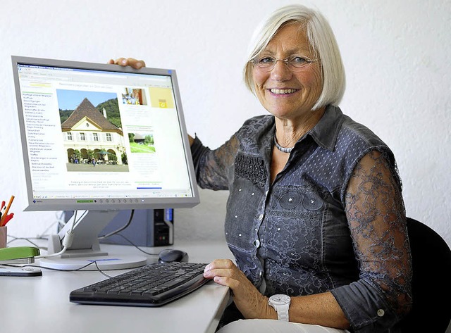 Margit Anhut kennt sich mit Computern aus.  | Foto: Thomas Kunz