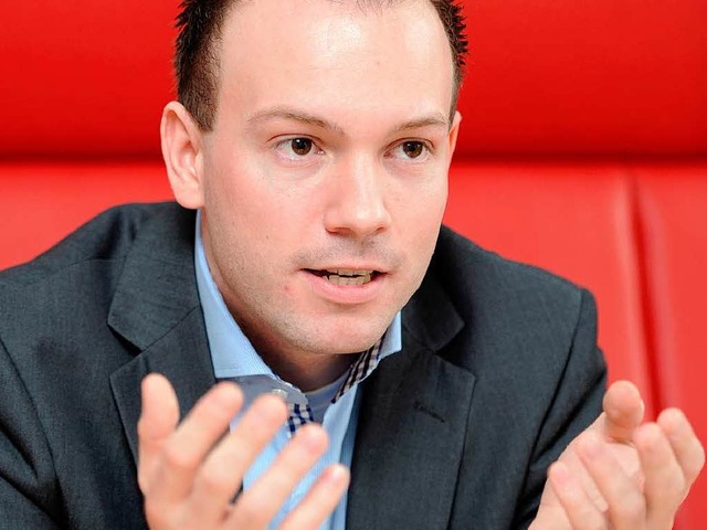 Umstritten: Nikolas Lbel, Landeschef der Jungen Union  | Foto: dpa