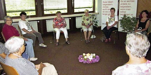 Auch das Gehirn-Jogging bereitete Spa.  | Foto: DRK-Kreisverband