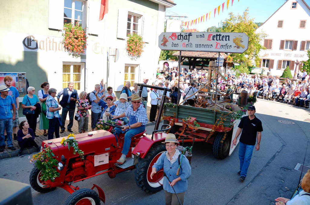 Weinprobe, Schf-Party und Festumzug – berall steppte der Br. <?ZP?>
