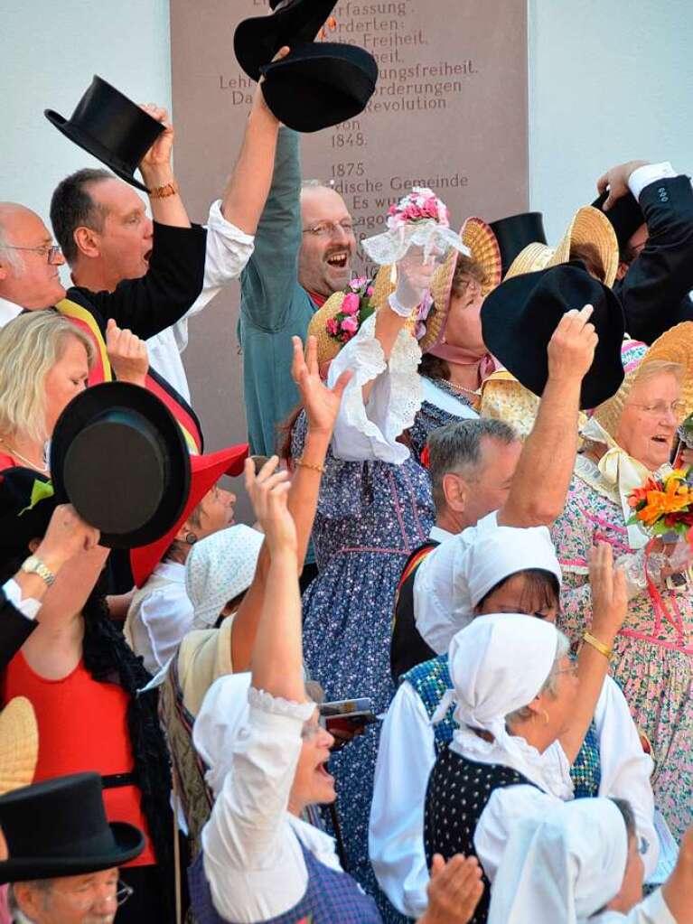 Offenburger Freiheitstag 2012: der Freiheitschor