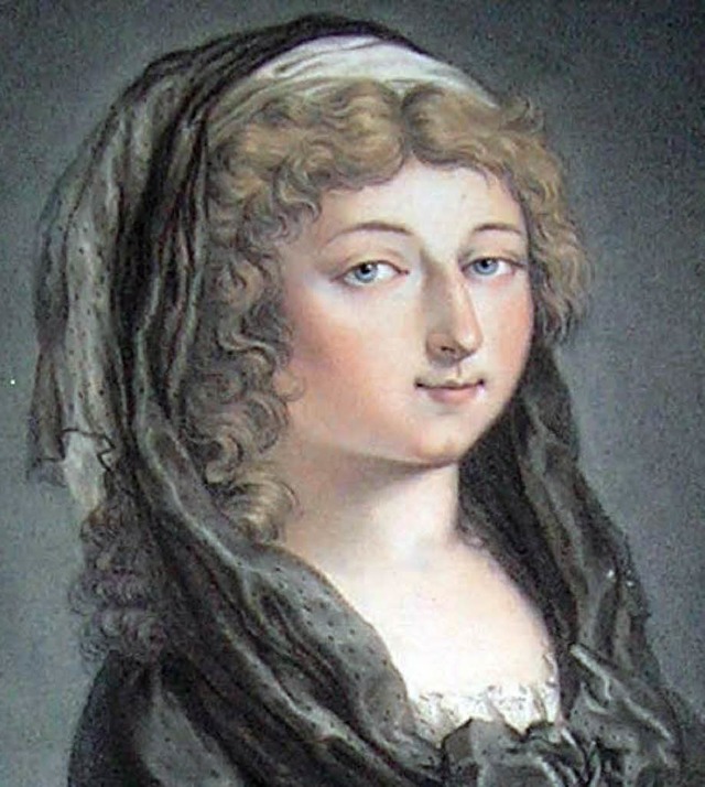 Marie Therese Charlotte, wie sie auf e... im Museum von Huningue zu sehen ist.   | Foto: Bartl