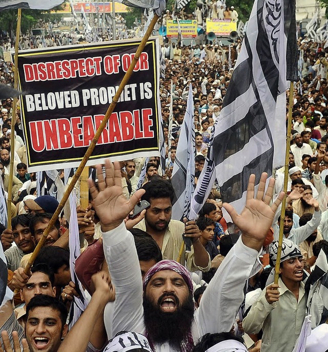 Proteste in Pakistan   | Foto: AFP