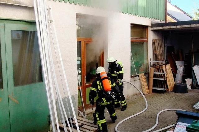 Brand in einer Fensterbaufirma – vierstelliger Schaden