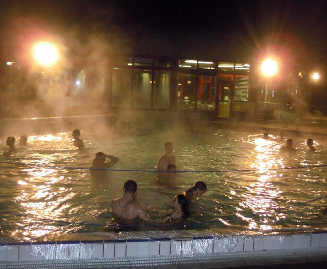 Das Warmwasserbecken war geffnet.  | Foto: Jutta Rogge