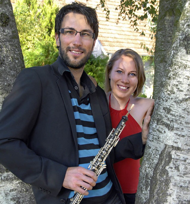 Die Geschwister Evamaria und Benjamin Fischer.  | Foto: Roland Vitt