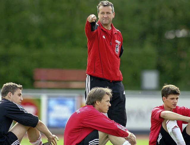 Wolfgang Kalinasch lsst es nicht an F...rt ist als strmischer Vorwrtsdrang.   | Foto: patrick seeger