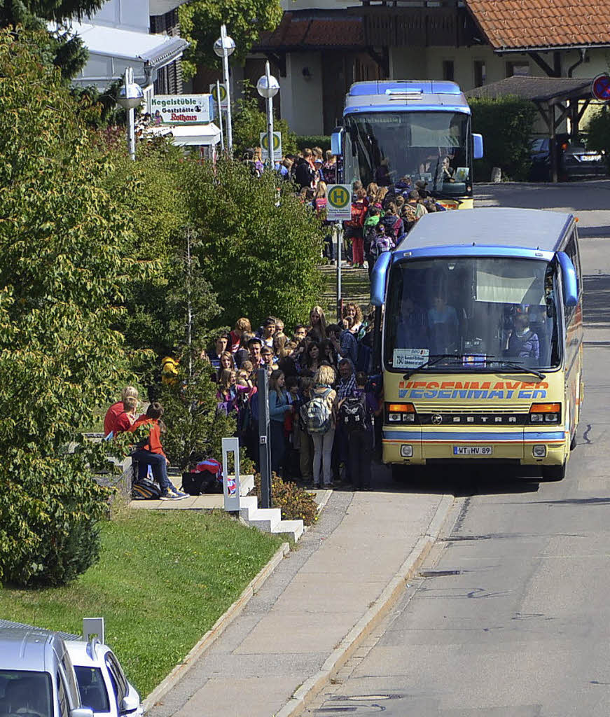 Parkbucht wird zur Bushaltestelle Bonndorf Badische