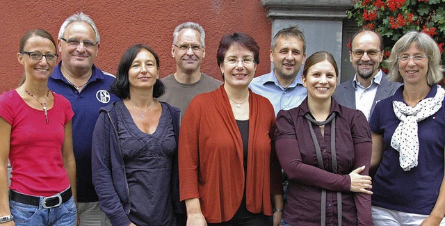 Alle Neuen im Fachbereich 2: Lucia Hem...e Geike, Hubert Bleyer und Eva Trris.  | Foto:  Stadt Waldkirch