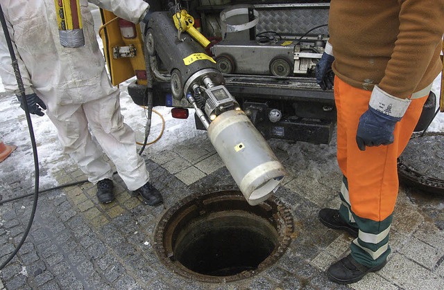 An den ffentlichen Abwasserkanal ange...erden sollen 19 Grundstcke der Stadt.  | Foto: Peter Gerigk