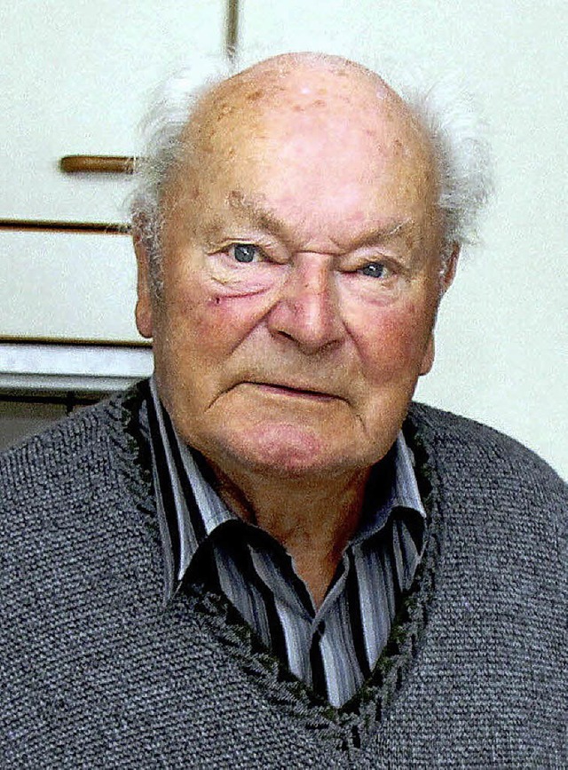 Moritz Schtzle feierte  seinen 85. Geburtstag.  | Foto: herbert trogus