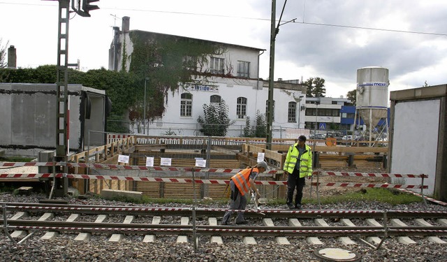 Baumanahmen Bahnhof  | Foto: Gerda Oswald