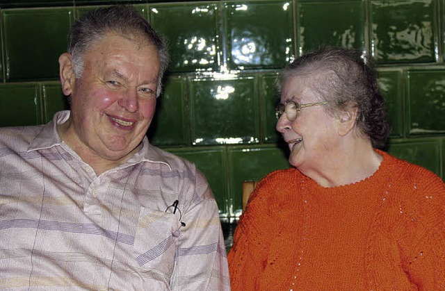 Rita und Erhard Rheiner gaben sich vor fnf Jahrzehnten das Jawort.  | Foto: Martha Weishaar