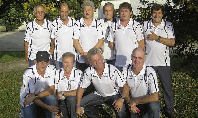 Die erfolgreichen  Herren 55 des Tennisclub Mllheim   | Foto: privat