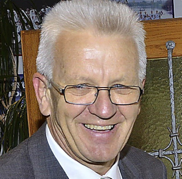 Ministerprsident Winfried Kretschmann.  | Foto: Wilfried Dieckmann