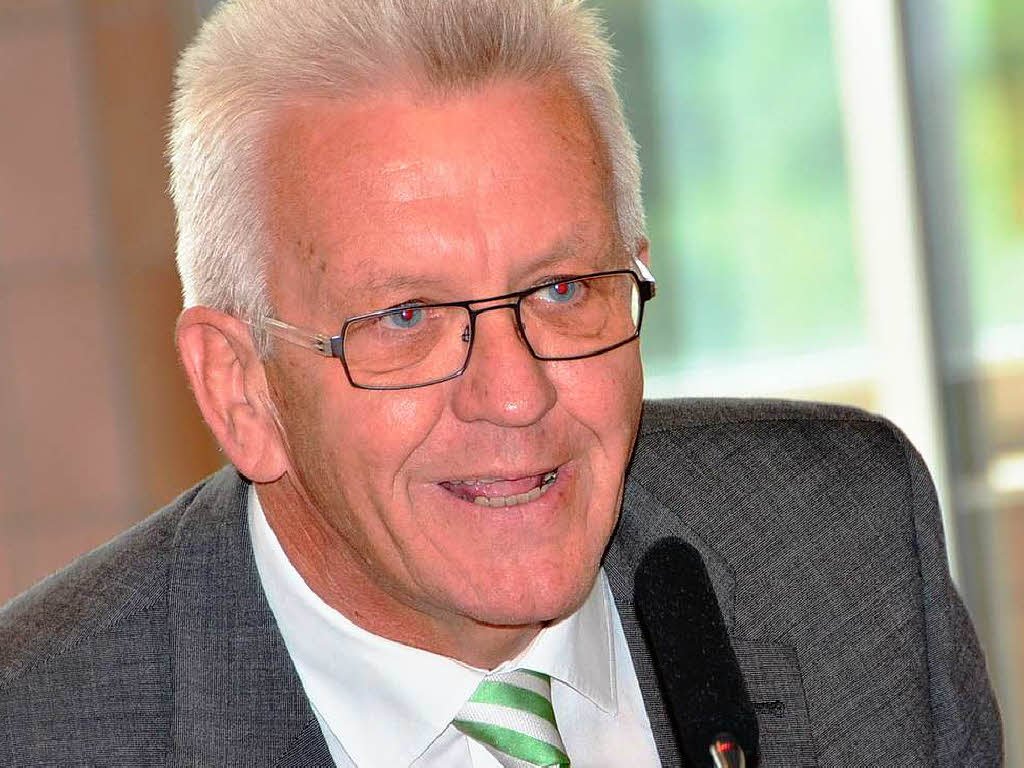 Ministerpräsident Winfried Kretschmann in Rothaus Ministerpräsident Winfried Kretschmann in Rothaus