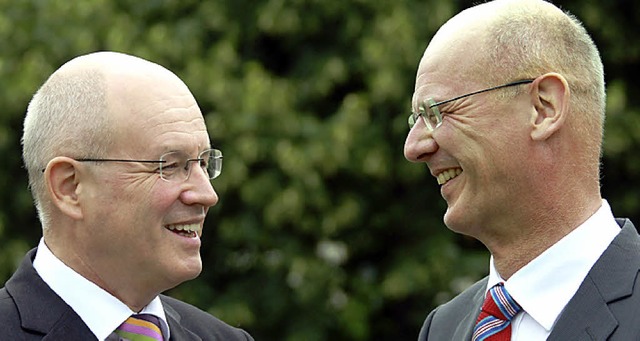 Volker und Siegfried  Kauder (rechts)  | Foto: dpa