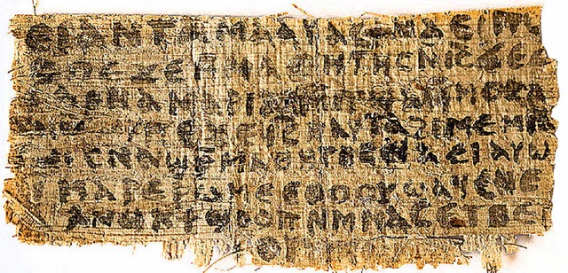 Das neu entdeckte Papyrus   | Foto: AF