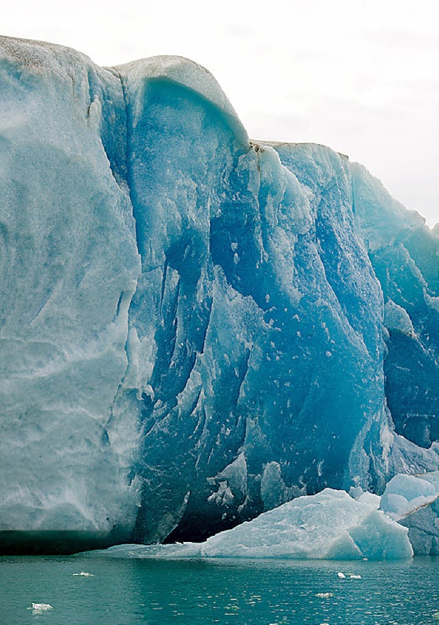 Auch die Dicke der arktischen Eisflch... auf nur noch einen Meter im Schnitt.   | Foto: dpa