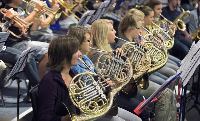 Intensive Proben waren eine Woche lang im Musikcamp angesagt.   | Foto: privat