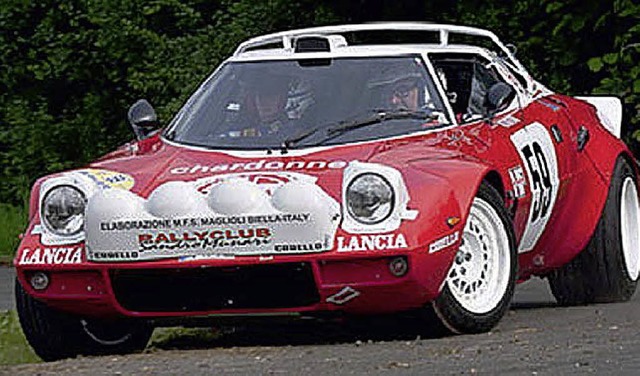 Eines von vielen legendren Modellen, ...en sein werden: ein Lancia Stratos HF.  | Foto: Privat