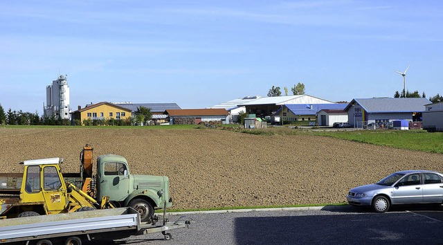 Das Gewerbegebiet Breitenfeld wird erw... Gewerbeflchen werden neu berplant.   | Foto: Juliane Khnemund