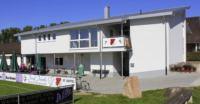 Das umgebaute und modernisierte Sportheim des Sportclubs Kappel.   | Foto: Corina Lorber