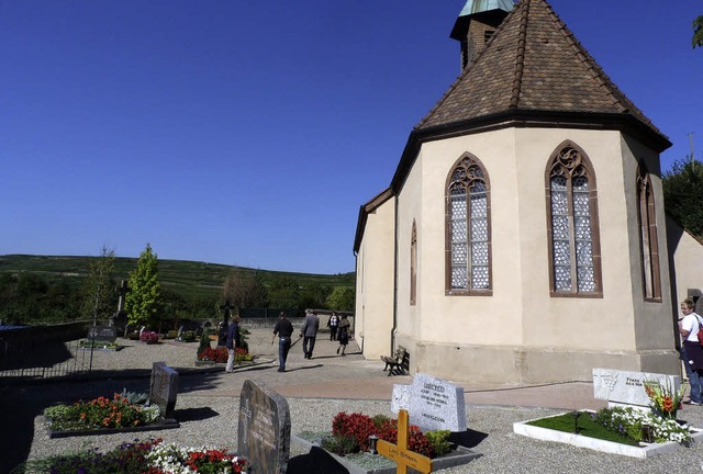 Die St. Vituskapelle in Wasenweiler erstrahlt in neuem Glanz.   | Foto: christine Weirich