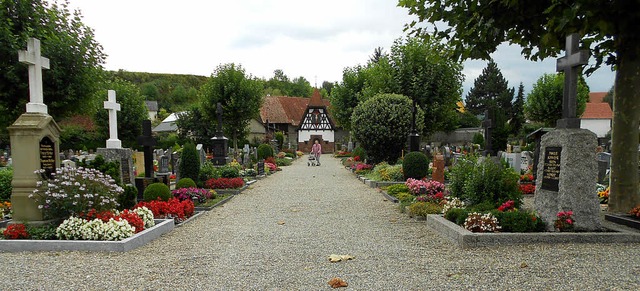 Der Friedhof in Endingen ist wegen sei...egen wurde erst einmal zurckgestellt.  | Foto: Stadt Endingen