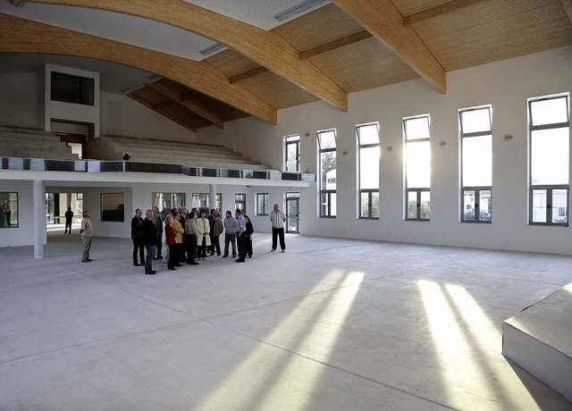 Die neue Kirche in Langenwinkel wird e... Gottesdienstbesuchern  Platz bieten.   | Foto: Christoph Breithaupt