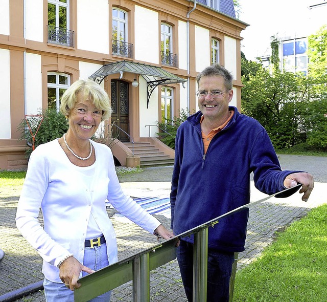 Leiterin Martina Hhmann und Thomas Zi... der die Oberstufe unterrichtet wird.   | Foto: thomas kunz