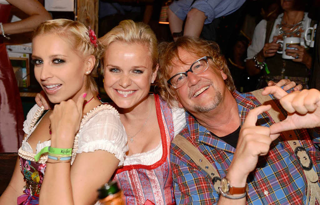 Die Schönheitsärztin Barbara Sturm (M) die Moderatorin Verena Kerth und der Medienmanager Martin Krug Die Schönheitsärztin Barbara Sturm (M) die Moderatorin Verena Kerth und der Medienmanager Martin Krug
