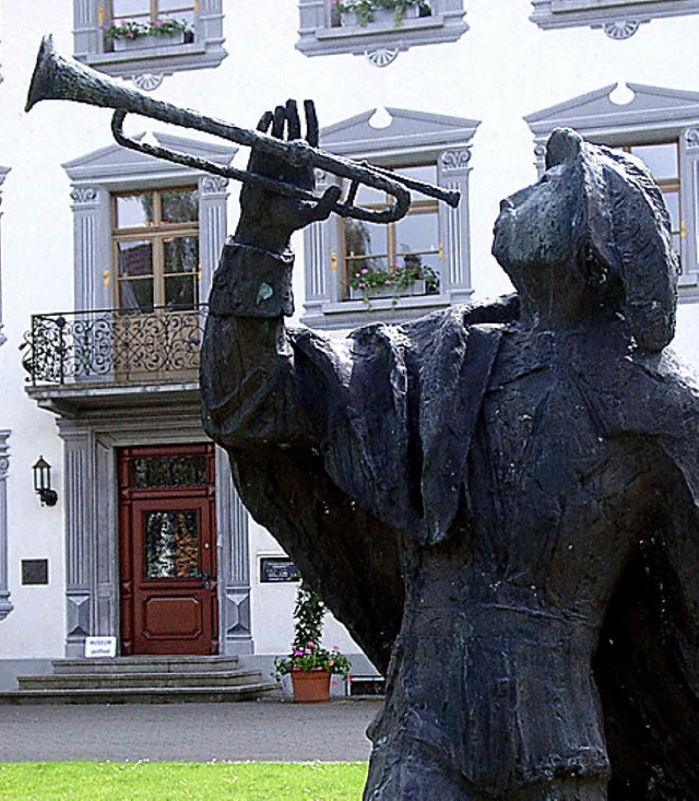 Der Erfolg des Trompeters von Sckinge...meint Stadtarchivar Peter Ch. Mller.   | Foto: Archivbild: Siebold