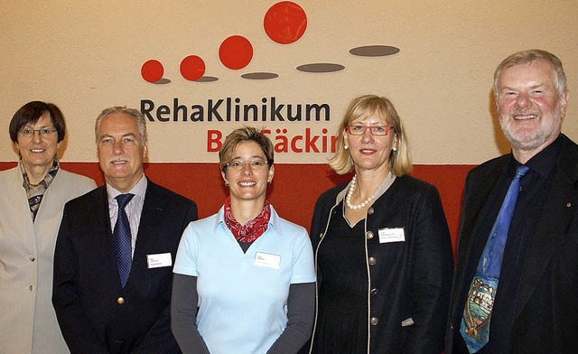 Das Reha-Klinikum in Bad Sckingen lud...Kageneck und Jrgen Wild (von links).   | Foto: Hrvoje Miloslavic