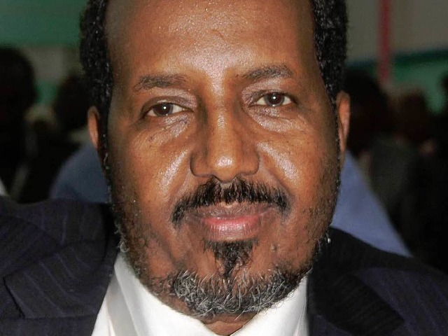 Der moderate Islamist Hassan Scheich Mohamud  | Foto: dpa