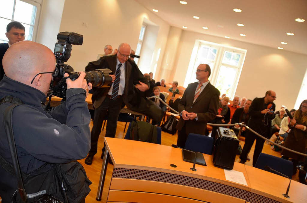 Prozess gegen Rickenbachs Bürgermeister Norbert Moosmann vor dem Landgericht Waldshut Prozess gegen Rickenbachs Bürgermeister Norbert Moosmann vor dem Landgericht Waldshut