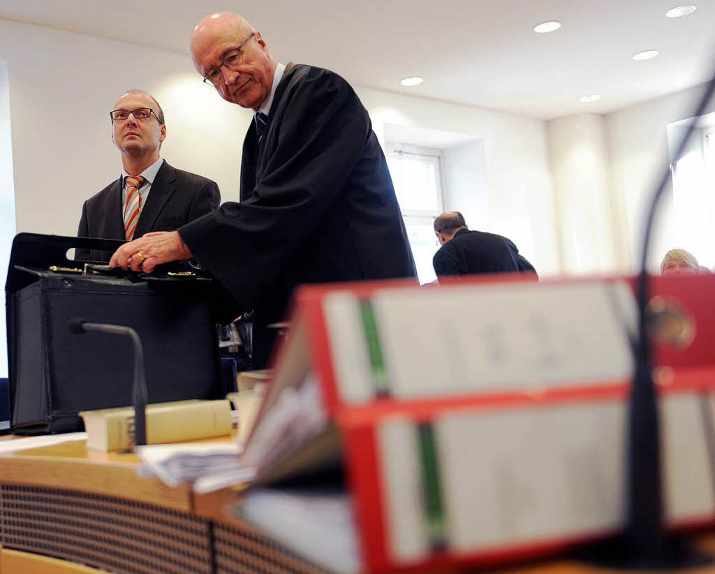 Prozess gegen Rickenbachs Bürgermeister Norbert Moosmann vor dem Landgericht Waldshut Prozess gegen Rickenbachs Bürgermeister Norbert Moosmann vor dem Landgericht Waldshut