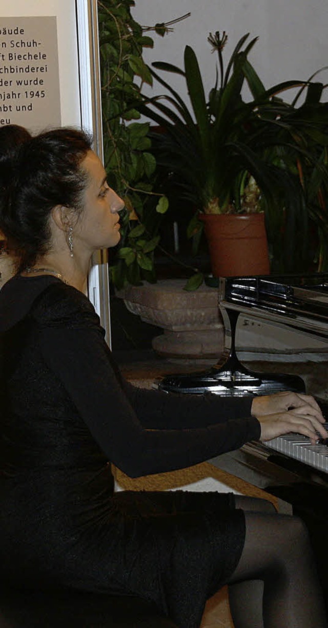 Die Pianistin Cordula Heiland begeiste...t Werken des 19. und 20. Jahrhunderts.  | Foto: Christiane Franz
