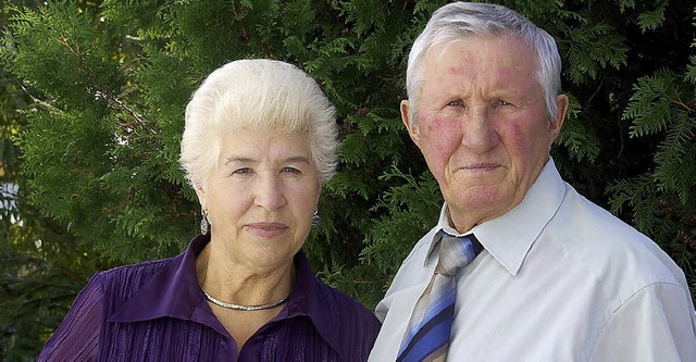 Seit 50 Jahren verheiratet: Hildegard und Emil Freiberger   | Foto: Schimanski