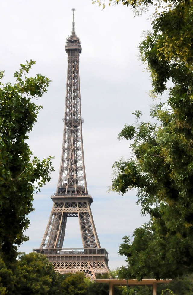 Wre Maurice Koechlin in Mulhouse gebl...eicht stnde der Eiffelturm im Elsass.  | Foto: Andrea Schiffner, archiv
