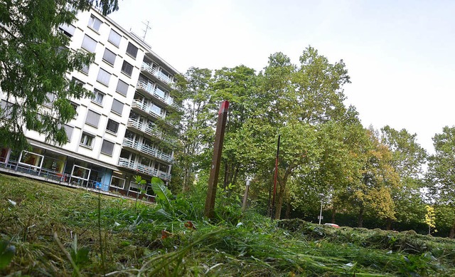 Neben dem Schwesternwohnheim mit der G...e einen neuen Klinikkomplex errichten.  | Foto: Gerhard Walser