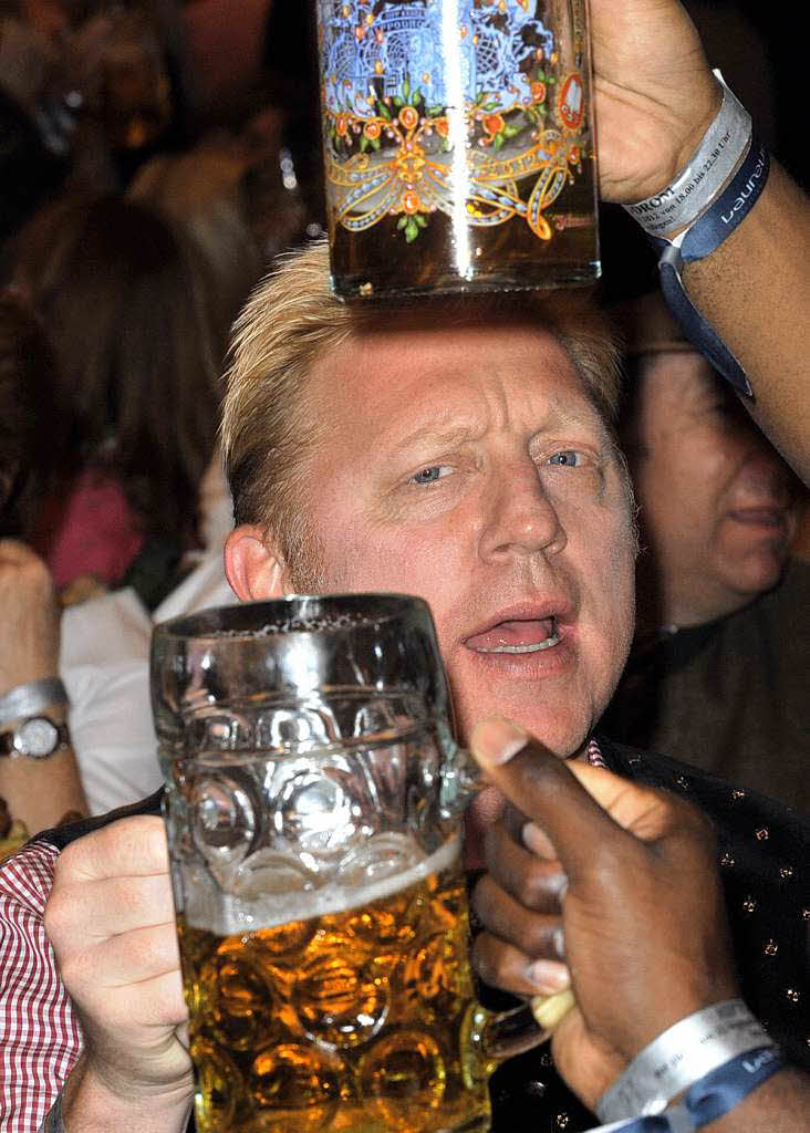 Boris Becker im Hippodrom-Zelt